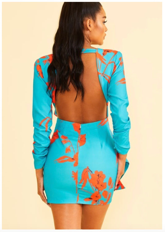 Courtney Draped Hem Dress