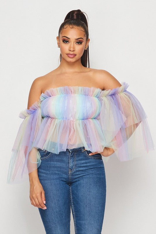 Unicorn Babydoll Top