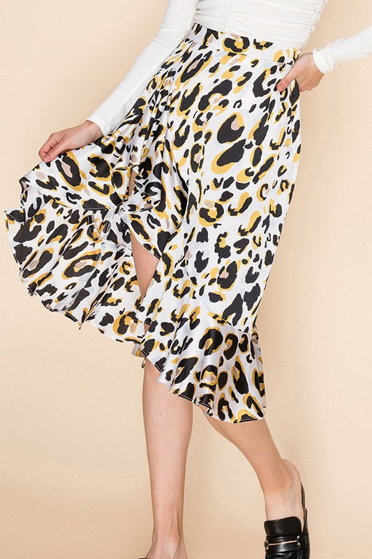 Christina Flirty Leopard Skirt