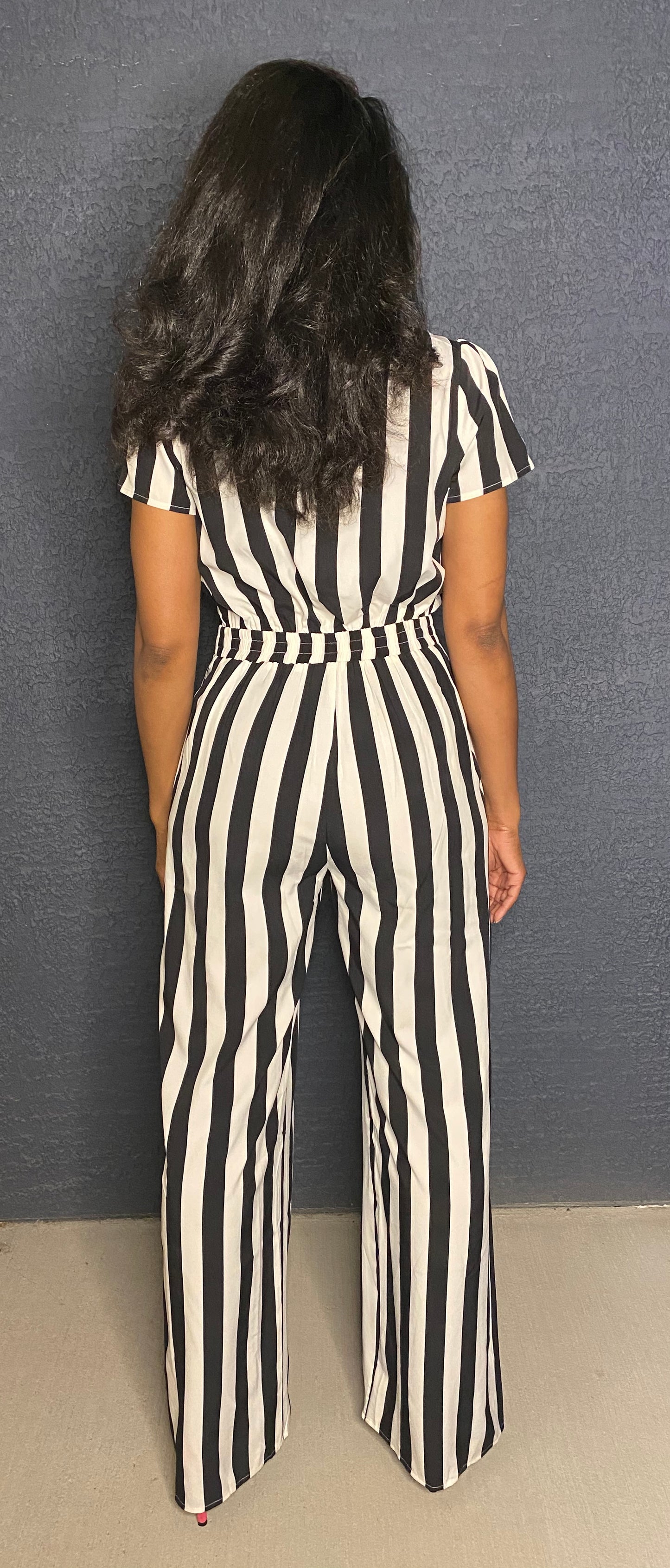 Donna Striped Jumpsuit